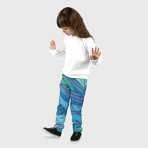 Детские брюки Морская волна / 3D-принт – фото 3