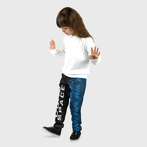 Детские брюки Dead Space - Strokes Pattern / 3D-принт – фото 3