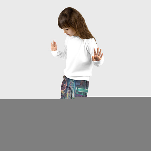Детские брюки Neon Tokyo / 3D-принт – фото 3