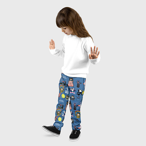 Детские брюки Стикербомбинг new / 3D-принт – фото 3