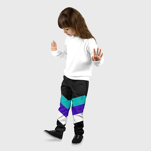 Детские брюки Классика Три Полоски / 3D-принт – фото 3