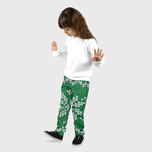 Детские брюки Снежинка / 3D-принт – фото 3