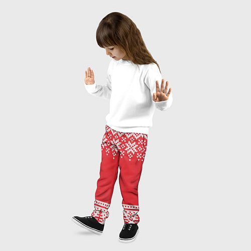 Детские брюки Зимний лес / 3D-принт – фото 3