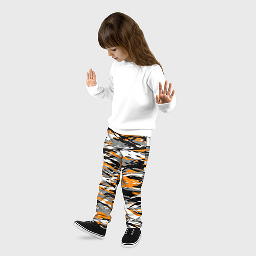 Детские брюки Тигровый камуфляж / 3D-принт – фото 3