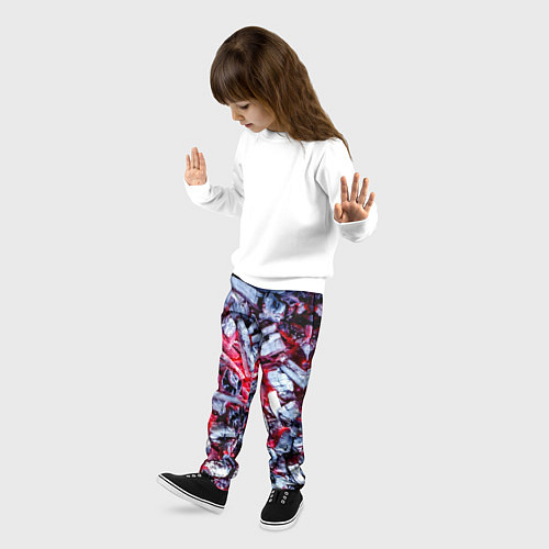 Детские брюки Тлеющие угли / 3D-принт – фото 3