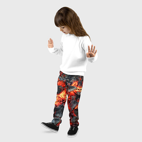 Детские брюки Древесные угли / 3D-принт – фото 3