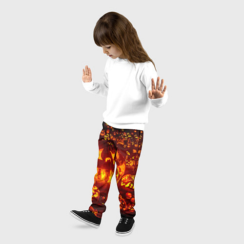 Детские брюки Тыквы на Хэллоуин / 3D-принт – фото 3