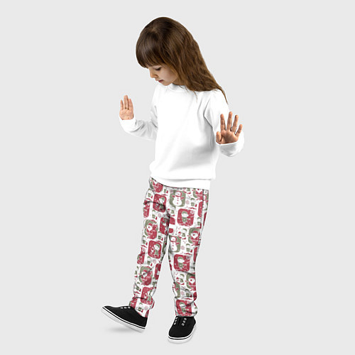 Детские брюки Санта везёт подарки / 3D-принт – фото 3