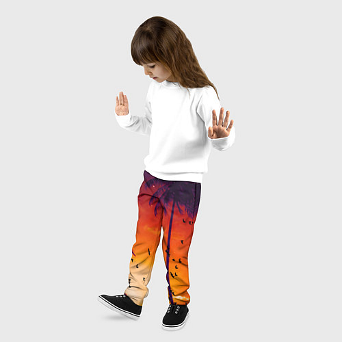 Детские брюки РАЙСКОЕ НАСЛАЖДЕНИЕ / 3D-принт – фото 3
