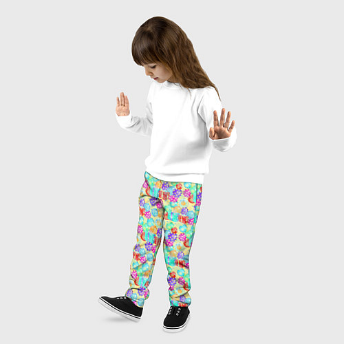 Детские брюки Новогодние Игрушки и Подарки / 3D-принт – фото 3