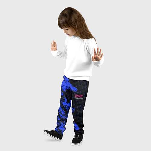 Детские брюки SUBARU STI СУБАРИСТ / 3D-принт – фото 3