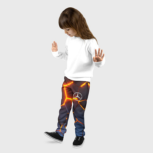 Детские брюки MERCEDES-BENZ AMG 3D ГЕОМЕТРИЯ / 3D-принт – фото 3