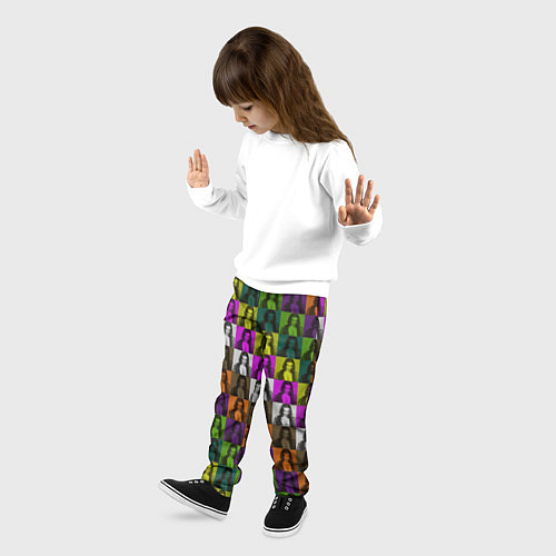 Детские брюки Damiano David Colors / 3D-принт – фото 3
