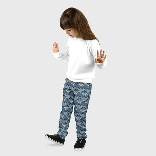 Детские брюки Северные Узоры алатырь / 3D-принт – фото 3