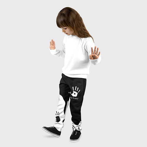 Детские брюки TES WE KNOW МЫ ЗНАЕМ / 3D-принт – фото 3