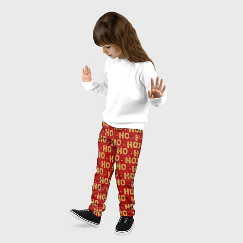 Детские брюки HO-HO-HO / 3D-принт – фото 3