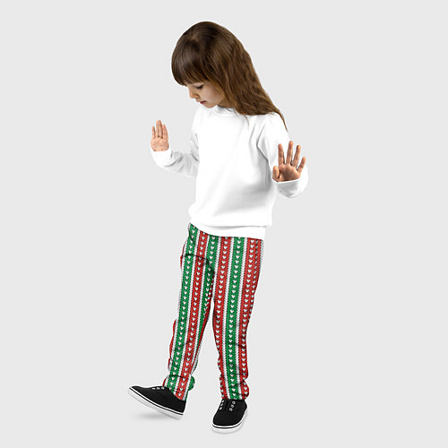 Детские брюки Knitted Pattern / 3D-принт – фото 3