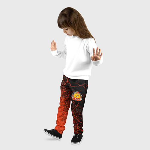 Детские брюки HAPPY NEW YEAR TIGER - CUTE 2022 - Spray / 3D-принт – фото 3