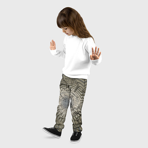 Детские брюки Коллекция Journey Вниз по спирали 599-2 / 3D-принт – фото 3