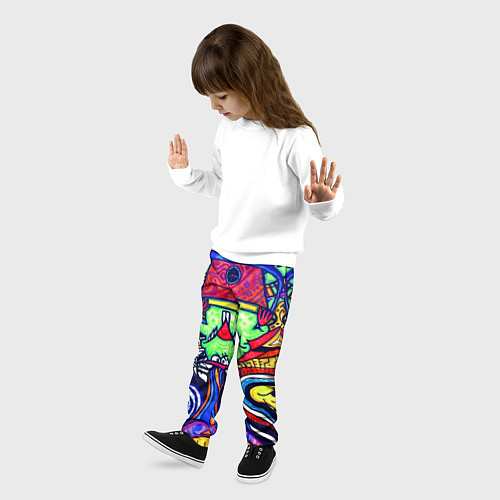 Детские брюки ПСИХОДЕЛЛА / 3D-принт – фото 3