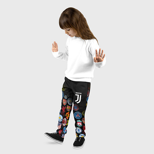 Детские брюки JUVENTUS LOGOBOMBING SPORT / 3D-принт – фото 3