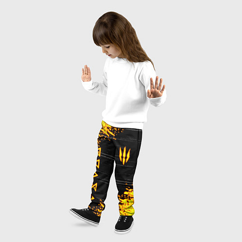 Детские брюки The Witcher Neon / 3D-принт – фото 3