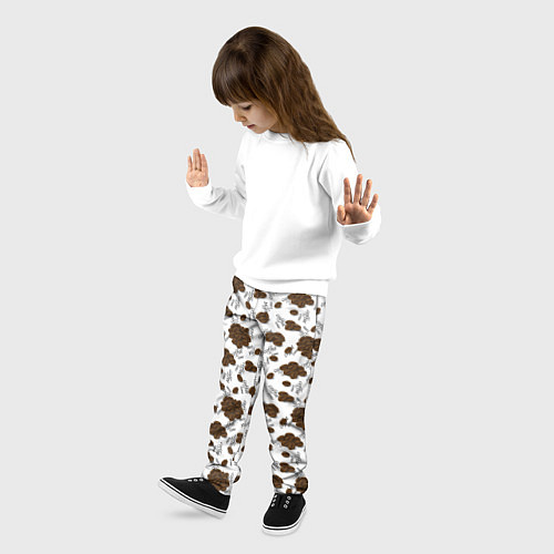 Детские брюки Перерыв на кофе / 3D-принт – фото 3