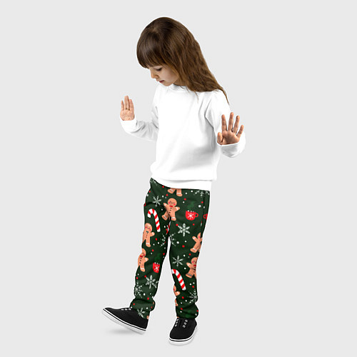 Детские брюки НОВЫЙ ГОД 2022 АТМОСФЕРА / 3D-принт – фото 3