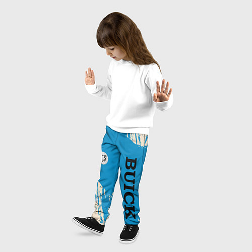 Детские брюки Buick Logo emblem / 3D-принт – фото 3