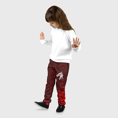 Детские брюки ВЕДЬМАК Краски / 3D-принт – фото 3