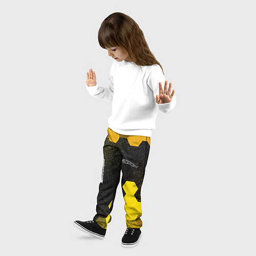Детские брюки JAGUAR Autosport Графика / 3D-принт – фото 3