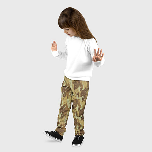 Детские брюки Орлы камуфляж / 3D-принт – фото 3