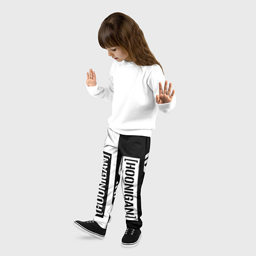 Детские брюки Hoonigan Автоспорт спина / 3D-принт – фото 3