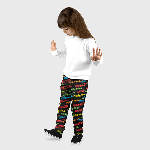 Детские брюки Спортивный Болид / 3D-принт – фото 3