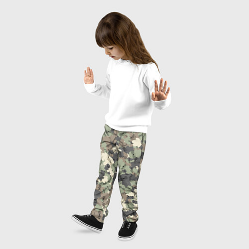 Детские брюки Камуфляж с уточками Lalafanfan / 3D-принт – фото 3