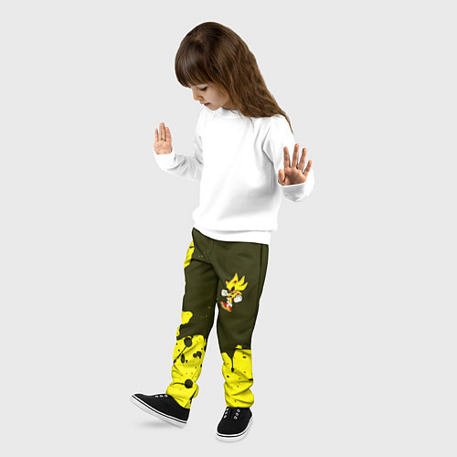 Детские брюки SONIC EXE Брызги 4 / 3D-принт – фото 3