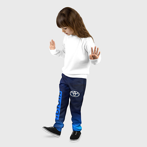 Детские брюки TOYOTA - Космос / 3D-принт – фото 3