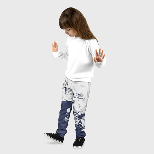 Детские брюки Subaru - Текстура / 3D-принт – фото 3