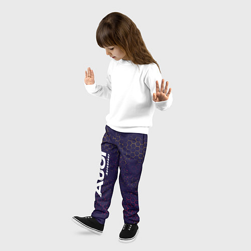 Детские брюки AUDI Autosport Графика / 3D-принт – фото 3