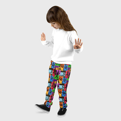 Детские брюки Пластика Тела / 3D-принт – фото 3