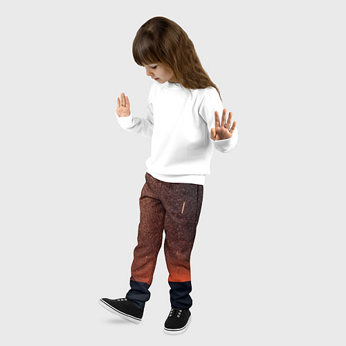 Детские брюки Золотое небо / 3D-принт – фото 3