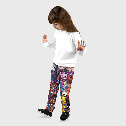 Детские брюки Cute Fnaf Pattern / 3D-принт – фото 3