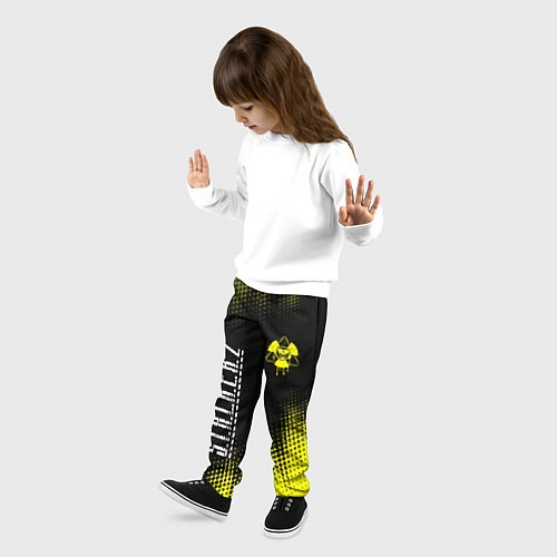 Детские брюки STALKER 2 Череп Радиация / 3D-принт – фото 3