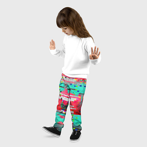 Детские брюки Fashion glitch 2088 / 3D-принт – фото 3