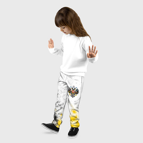 Детские брюки RUSSIAN EMPIRE - ГЕРБ Краска / 3D-принт – фото 3