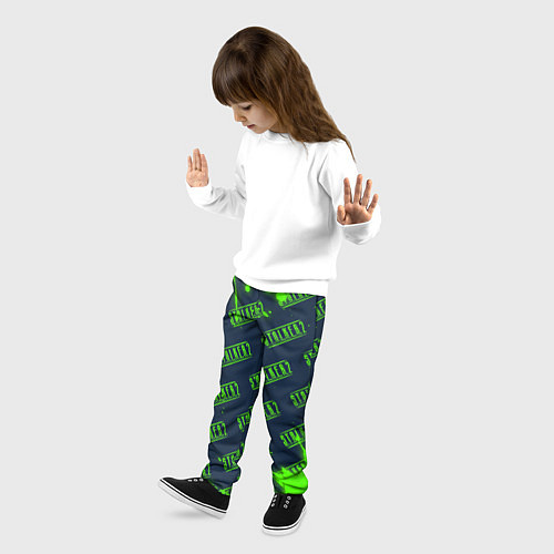 Детские брюки СТАЛКЕР 2 Брызги Паттерн / 3D-принт – фото 3