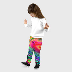 Брюки детские Expressive pattern Neon, цвет: 3D-принт — фото 2