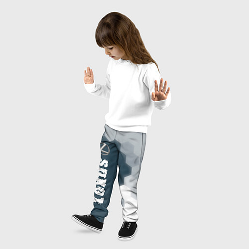 Детские брюки LEXUS Lexus Соты / 3D-принт – фото 3