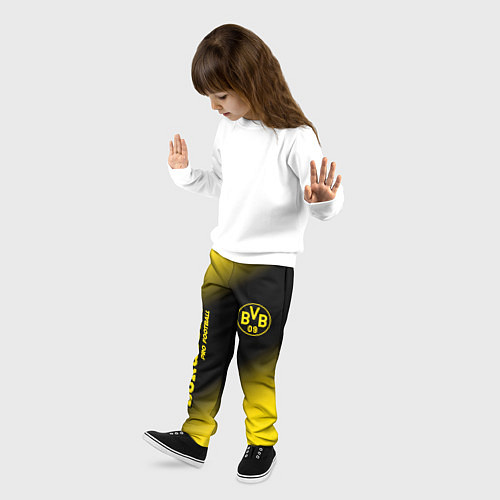 Детские брюки BORUSSIA Borussia Pro Football / 3D-принт – фото 3