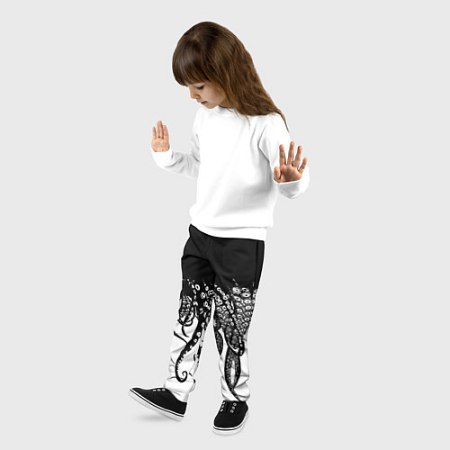 Детские брюки В щупальцах осьминога / 3D-принт – фото 3